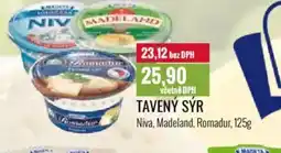 Ratio Madeta Tavený sýr Niva, Madeland, Romadur nabídka