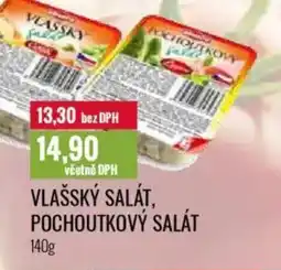 Ratio Vlašský salát, pochoutkový salát nabídka