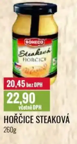 Ratio Boneco Hořčice steaková nabídka