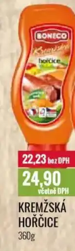 Ratio Boneco Kremžská hořčice nabídka