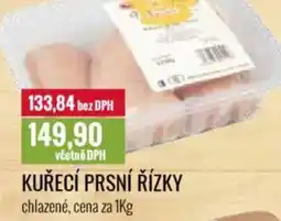 Ratio Kuřecí prsní řízky chlazené nabídka