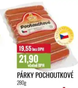 Ratio Párky pochoutkové nabídka
