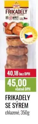 Ratio Frikadely se sýrem chlazené nabídka