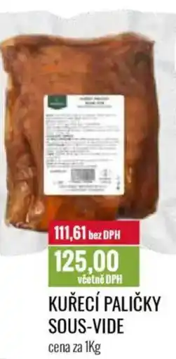 Ratio Kuřecí paličky sous-vide nabídka