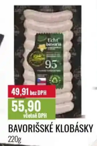 Ratio Bavorišské klobásky nabídka