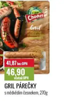 Ratio Gril párečky s mědvědím česnekem nabídka