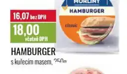 Ratio Hamburger s kuřecím masem nabídka