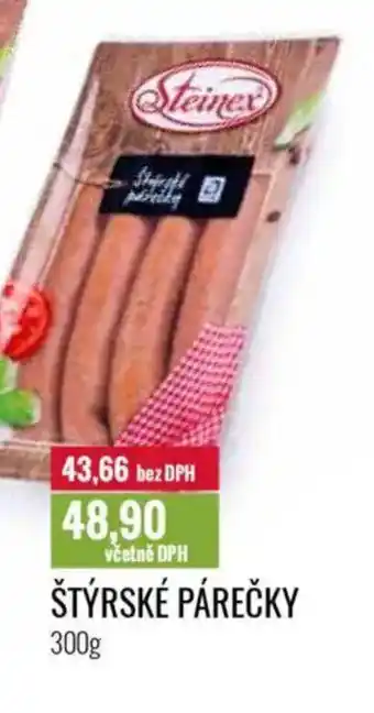 Ratio Steinex Štýrské párečky nabídka