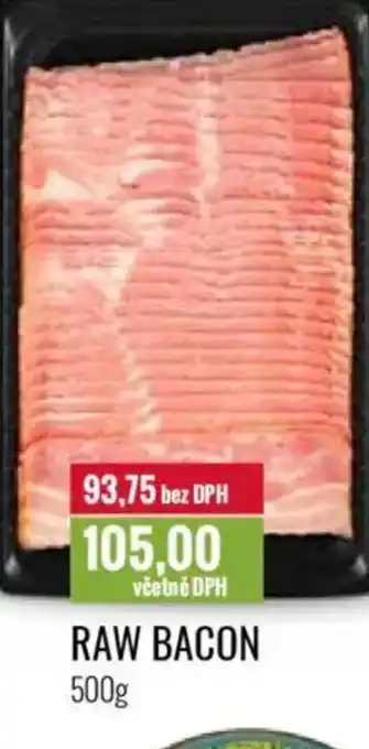 Ratio Raw bacon nabídka