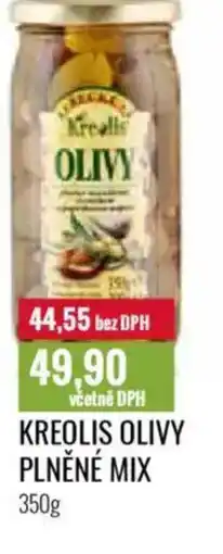 Ratio Kreolis olivy plněné mix nabídka