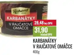 Ratio Karbanátky v rajčatové omáčce nabídka