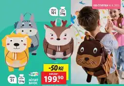 Lidl lupilu DĚTSKÝ BATOH nabídka