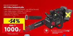 Lidl PARKSIDE PERFORMANCE 40 V AKU ŘETĚZOVÁ PILA nabídka