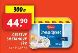 Lidl Milbona Cheese Spread Classic nabídka