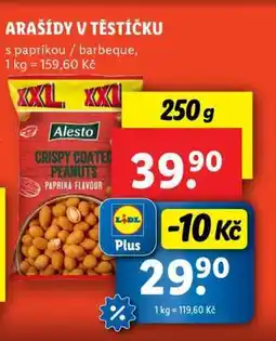 Lidl Alesto ARAŠÍDY V TĚSTÍČKU nabídka