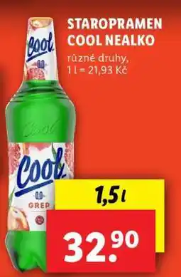 Lidl STAROPRAMEN COOL nealko nabídka