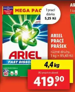 Lidl Ariel Prací prášek nabídka
