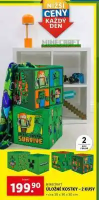 Lidl MINECRAFT ÚLOŽNÉ KOSTKY - 2 KUSY nabídka