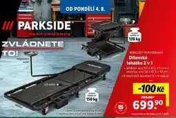 Lidl PARKSIDE PERFORMANCE Dílenské lehátko 2 v 1 nabídka