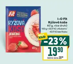 Billa I-O Fit Rýžová kaše nabídka