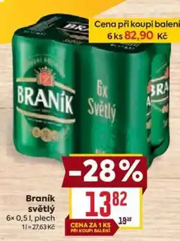 Billa Braník světlý nabídka