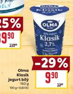 Billa Olma Klasik jogurt bílý nabídka