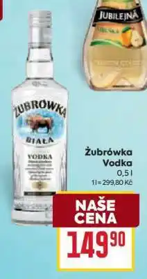 Billa Žubróvka Vodka nabídka