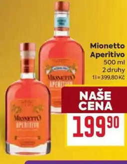 Billa Mionetto Aperitivo nabídka