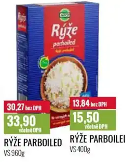 Ratio Rýže parboiled VS nabídka