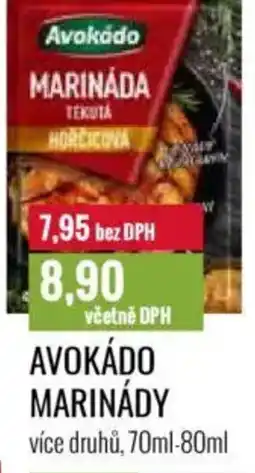 Ratio Avokádo marinády nabídka