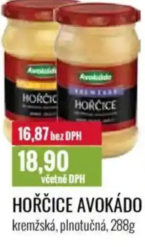 Ratio Hořčice avokádo kremžská, plnotučná nabídka