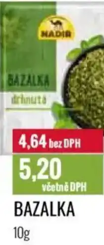 Ratio Bazalka nabídka
