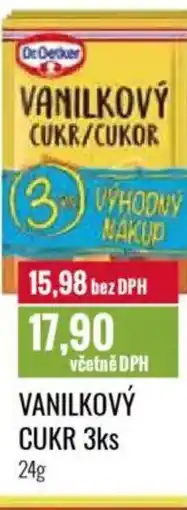 Ratio Dr Oetker Vanilkový cukr 3ks nabídka