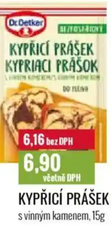 Ratio Dr Oetker Kypřicí prášek s vinným kamenem nabídka