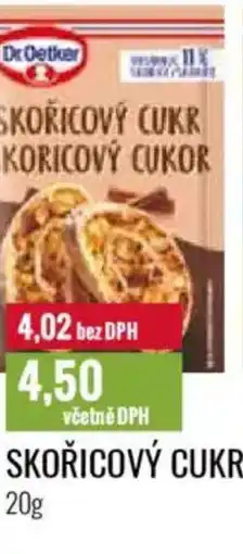 Ratio Dr Oetker Skořicový cukr nabídka