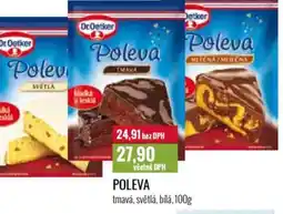 Ratio Dr Oetker Poleva tmavá, světlá, bílá nabídka