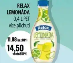 Ratio Relax lemonáda nabídka
