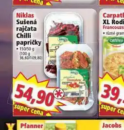 Norma Niklas sušená rajčata chilli papričky nabídka