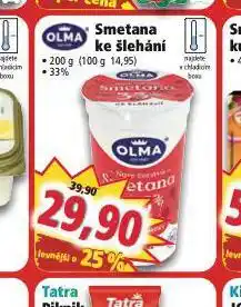 Norma Olma smetana ke šlehání 33% nabídka