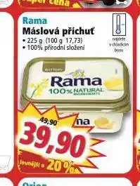 Norma Rama máslová příchuť nabídka