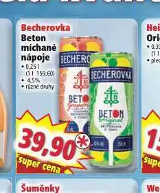Norma Becherovka beton nabídka