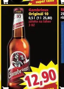 Norma Pivo gambrinus originál 10 nabídka