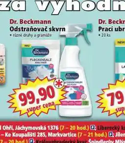 Norma Dr. beckmann odstraňovač skvrn nabídka