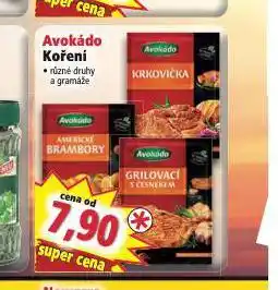 Norma Avokádo koření nabídka
