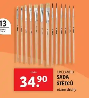 Lidl CRELANDO Sada štětců nabídka