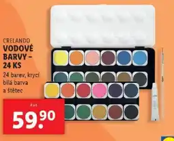 Lidl CRELANDO Vodové barvy nabídka