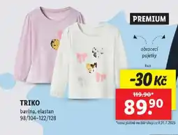 Lidl Triko nabídka