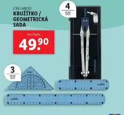 Lidl CRELANDO Kružítko / geometrická sada nabídka