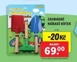 Lidl Zahradní nářadí krtek nabídka
