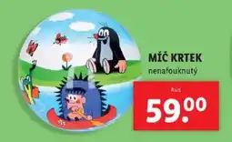 Lidl Míč krtek nabídka